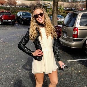 H&M leather jacket, great condition, gently used